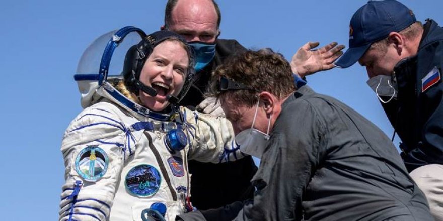 Uzaydan Van Gölü'nün fotoğrafını çeken astronot Kate Rubins dünyaya döndü