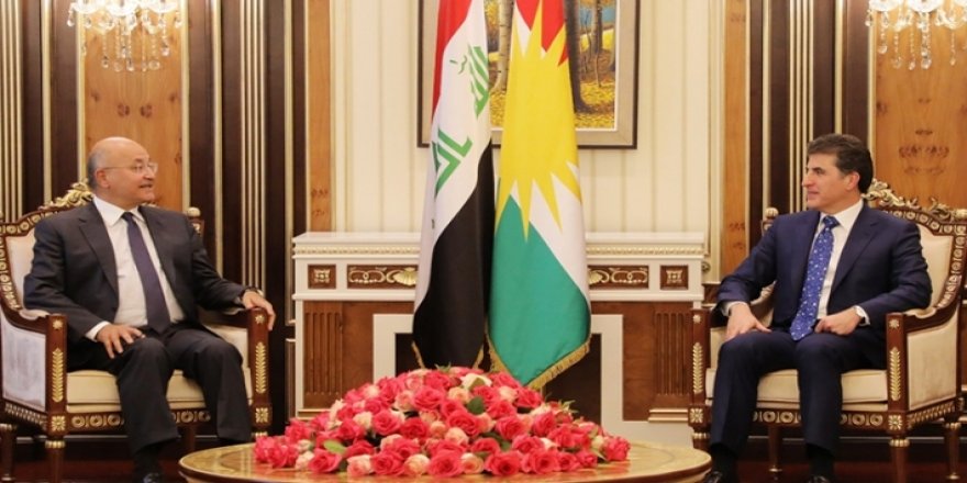 Başkan Neçirvan Barzani, Berhem Salih ile görüştü