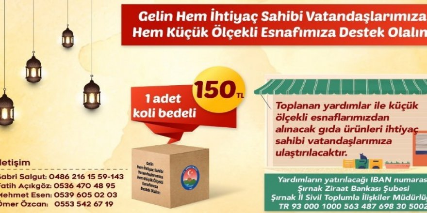 Valilik esnafa destek yerine IBAN paylaştı