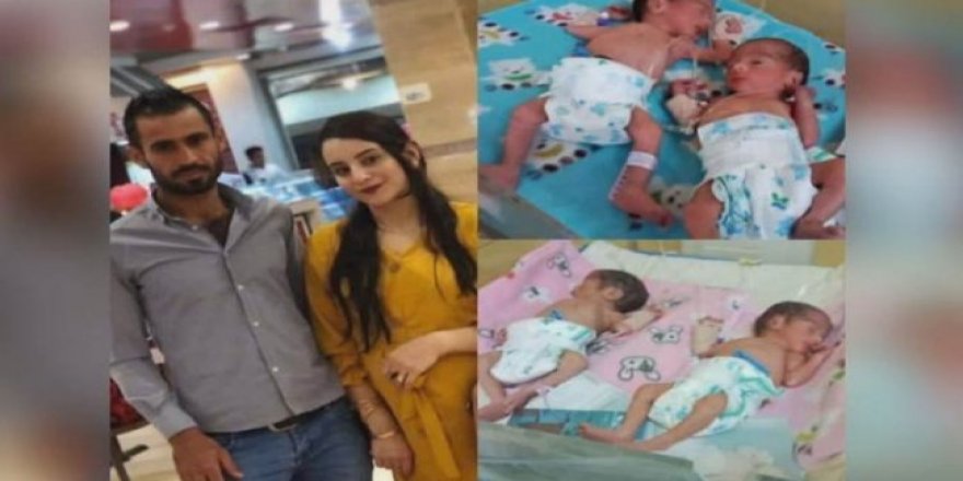 Rojavalı aile yeni doğan dördüzlerine 'Barzani, Mesud, Neçirvan ve Kurdistan' ismini verdi