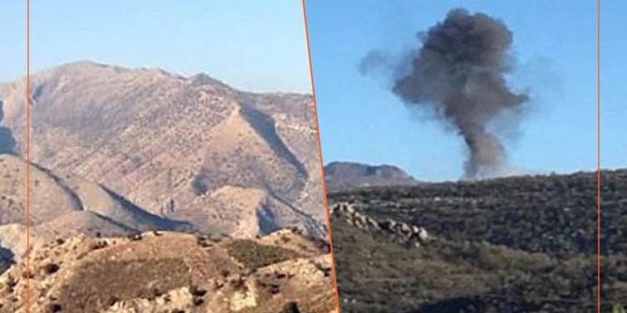 TSK uçakları, Süleymaniye kırsalını bombaladı