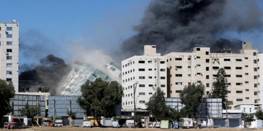 İsrail: uluslararası televizyonların bulunduğu binayı bombaladı