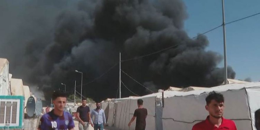 Duhok’taki mülteci kampında yangın!