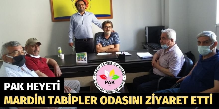 PAK heyeti Mardin Tabipler Odasını ziyaret etti