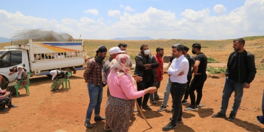 Diyarbakır Barosu Şenyayla’da mağdur ailelerle görüştü