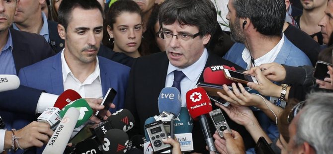 Katalonya bağımsızlık referandumunda seçmenlerin % 90'ı evet dedi