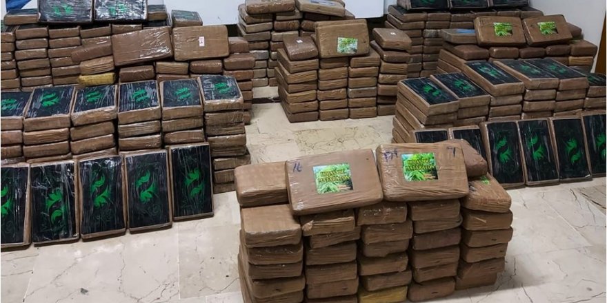 Mersin'de ele geçirilen kokain miktarı 1.7 tonu geçti