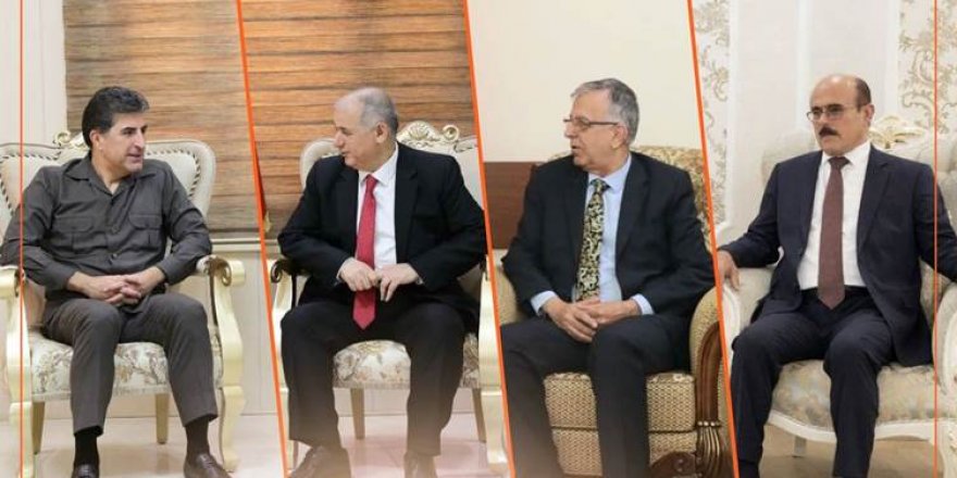 Neçirvan Barzani’den üç partiye ziyaret