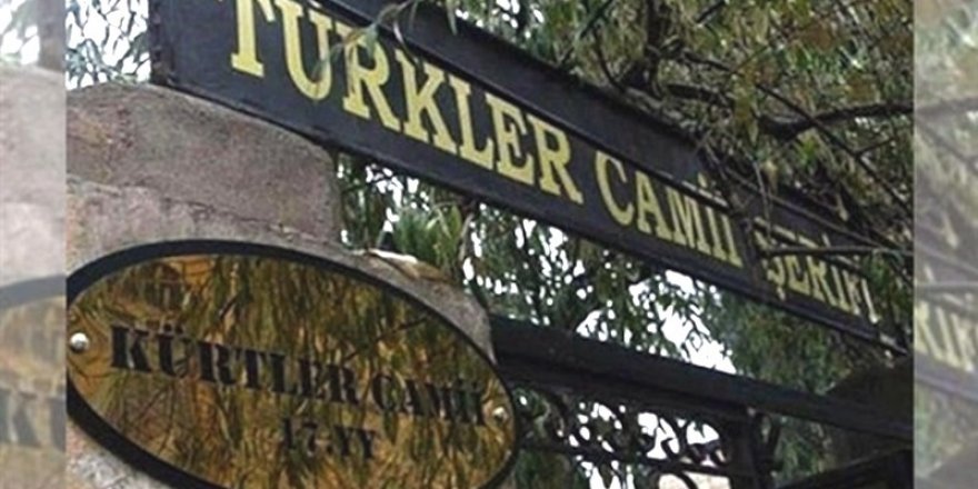 'Kürtler Camii' restorasyondan sonra 'Türkler Camii' oldu!