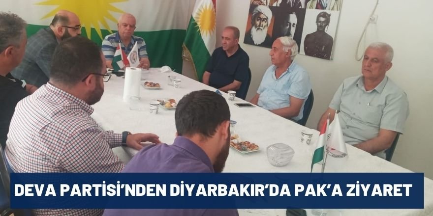 Deva Partisi’nden Diyarbakır’da PAK’a Ziyaret