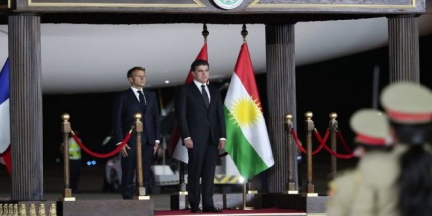 Fransa Cumhurbaşkanı Macron Erbil’de