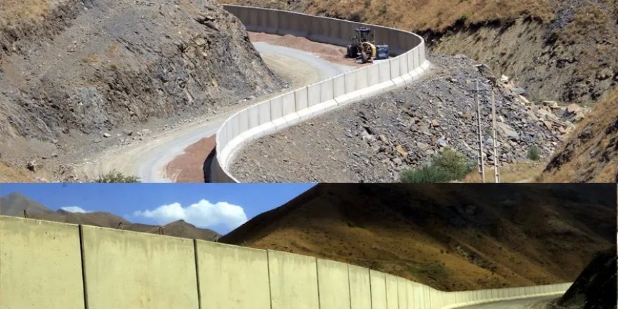Türkiye, Kürdistan'ın Kuzeyi ve Doğusu arasına 45 Kilometre beton duvar ördü
