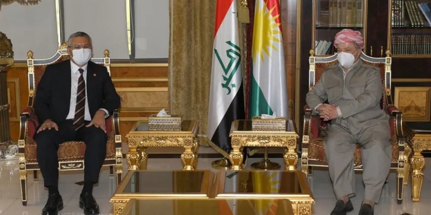 CHP heyeti Başkan Barzani ile görüştü: Sürekli iyi ilişkiler arzuluyoruz