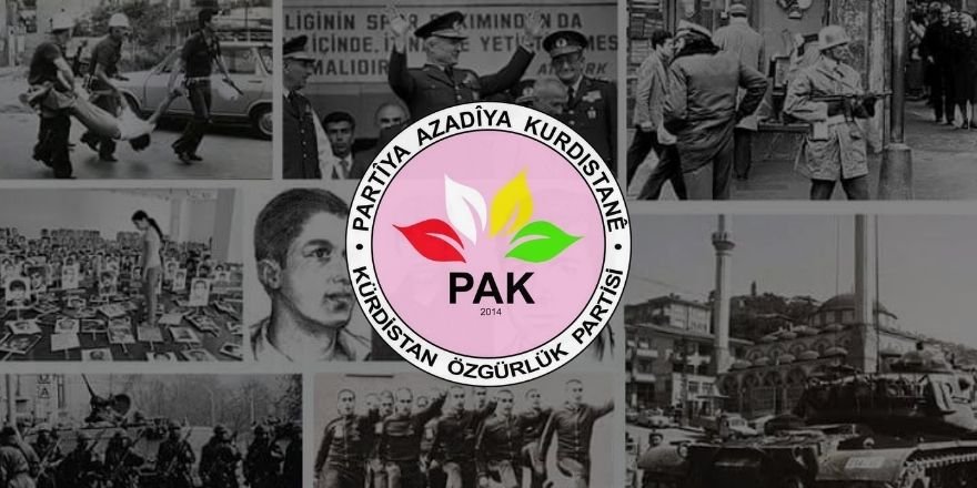 PAK: 12 Eylül Darbesi, Kürt milletine, özgürlüğe, demokrasiye, adalete düşmandı