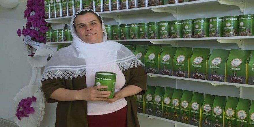 Şırnaklı kadın girişimci kendi markasıyla menengiç kahvesi üretiyor
