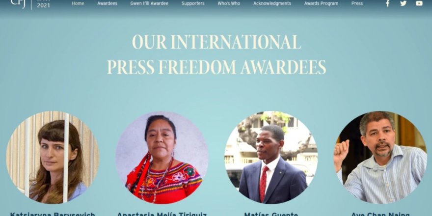 CPJ 2021 Basın Özgürlüğü Ödülleri Sahiplerini Buldu