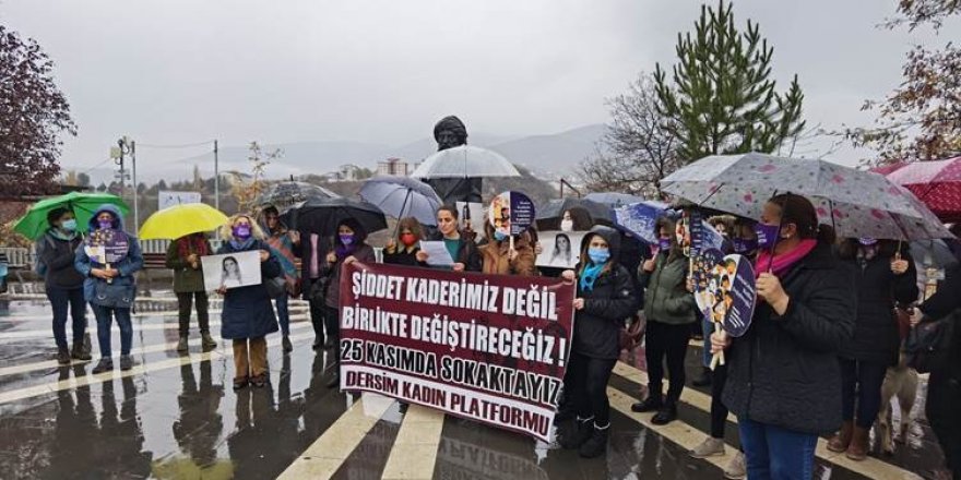 Dersim'de yasağa rağmen kadınlar sokağa çıktı