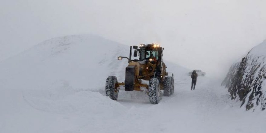 Van, Hakkari ve Bitlis'te kar yağışı: 406 köy ve mezranın yolu kapandı