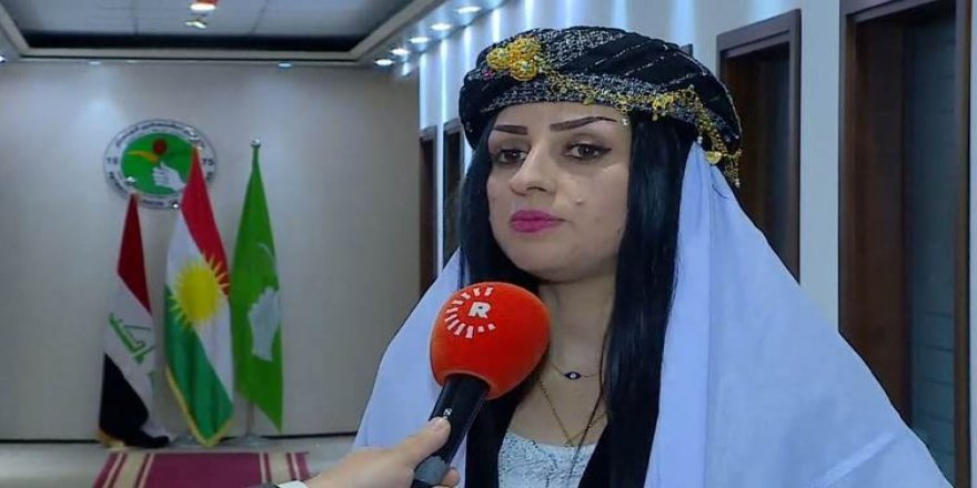 Ezidi Kürt vekil Parlamentodaki ilk oturuma mili kıyafetlerle geldi