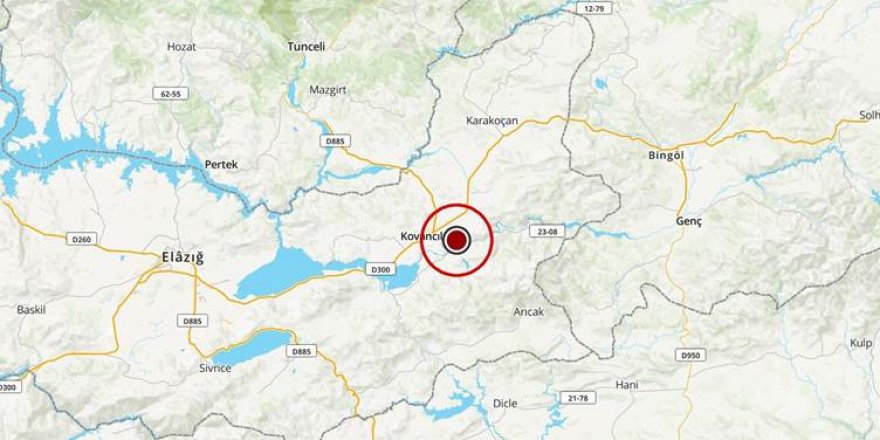 Elazığ-Palu'da 4 depremi
