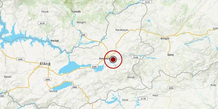 Elazığ-Palu'da 4 depremi