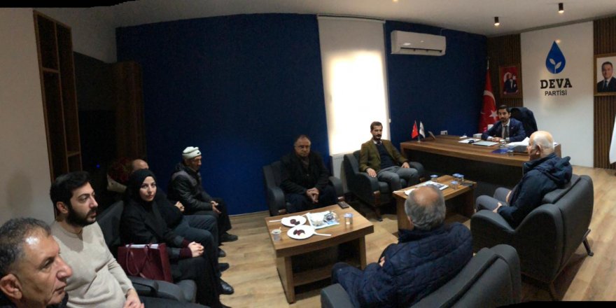 PZK-BATMAN'DAN (KÜRT DİL PLATFORMUNDAN)  DEVA PARTİSİNE ZİYARET