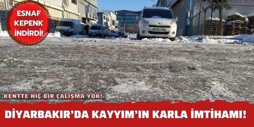 Diyarbakır’da Kayyım’ın karla imtihamı! 