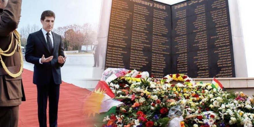 Neçirvan Barzani: 1 Şubat şehitlerinin anısı birlik ve beraberliğimize ilham olsun