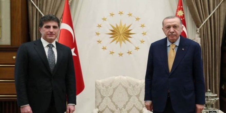 Neçirvan Barzani, Erdoğan ile bir araya geldi