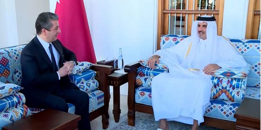 Başbakan Mesrur Barzani, Katar Emiri Al Sani ile görüştü