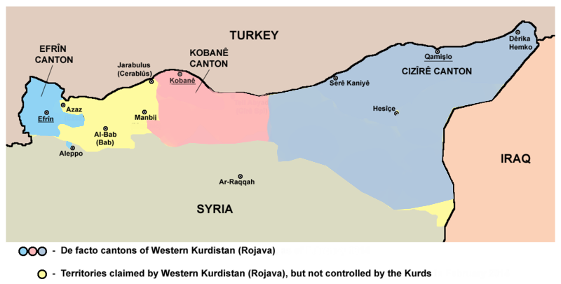 Fransa 'Batı Kürdistan'ı bağımsız devlet olarak tanıdı iddiası