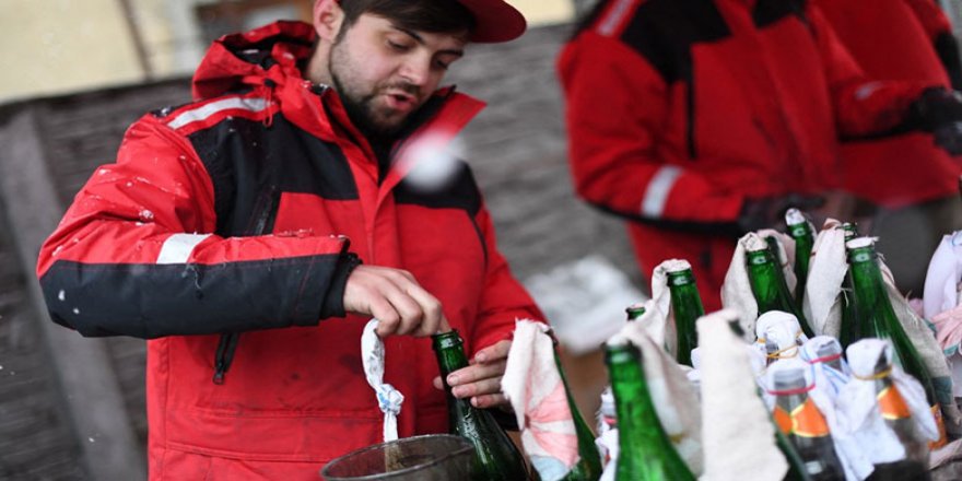 Ukrayna’da bira fabrikası molotof fabrikasına çevrildi