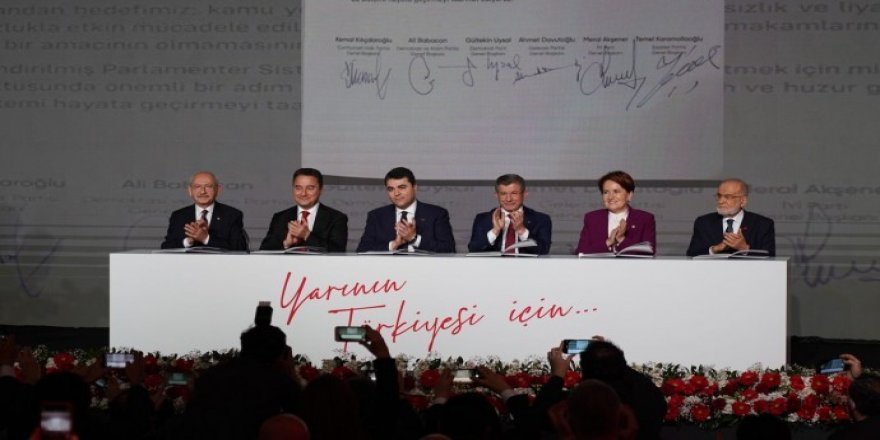 ‘Güçlendirilmiş Parlamenter Sistem’ metni 6 parti tarafından imzalandı: Kürt sorununa değinilmedi