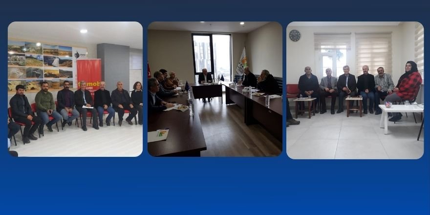 TDK-TEVGER, PAK, PSK Ortak Heyetleri Diyarbakır’da TMMOB, DİSK ve GÜNSİAD İle Görüştüler