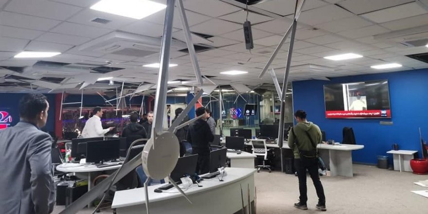 Kurdistan24’ün zarar gördüğü Erbil saldırısı Rus basınında