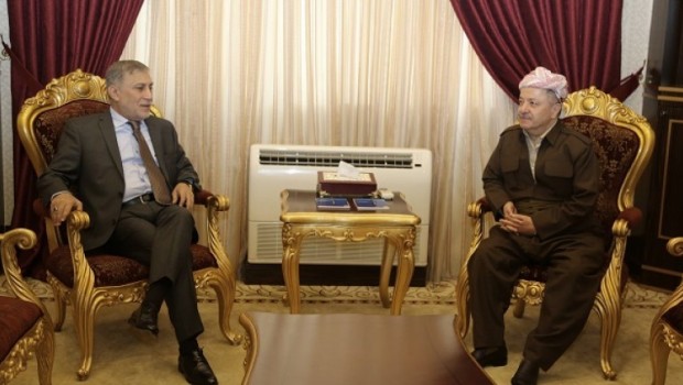 Başkan Mesut Barzani, İzzet Şabender'i kabul etti