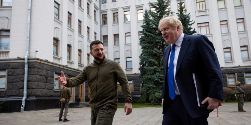 İngiltere Başbakanı Boris Johnson Kiev’de