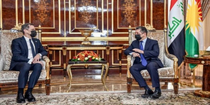 Başbakan Barzani ABD Dışişleri Bakan Yardımcısı ile görüştü