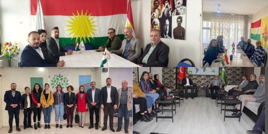 HEZKURD'dan Kürtçe ziyaretleri: Partilere talepler iletildi