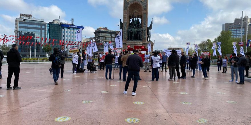 Taksim’e yürümek isteyenlere müdahale: Onlarca gözaltı