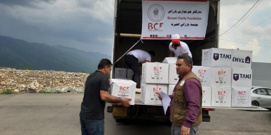 Barzani Yardım Vakfı, Amêdî'de 6 bin aileye yardım etti