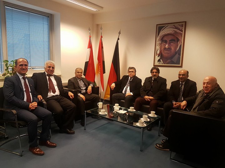 PAK Genel Başkanı Mustafa Özçelik Berlin'de Kürdistan Hükümeti Almanya Temsilcisi Dılşad Barzani'yi Ziyaret Etti.