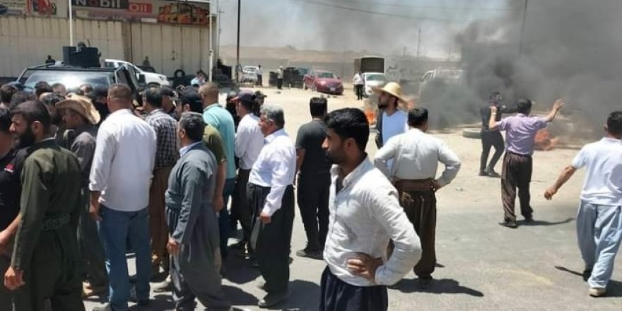 Kerkük’te Kürt köylülerinin yetersiz hizmet protestosuna Irak Ordusu müdahale etti