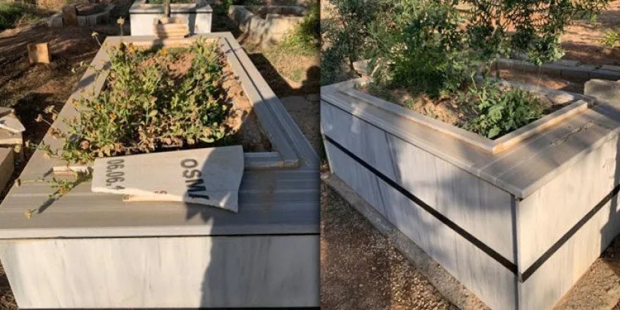Suruç katliamında yaşamını yitiren Çiçek ve Deprem’in mezarına saldırı
