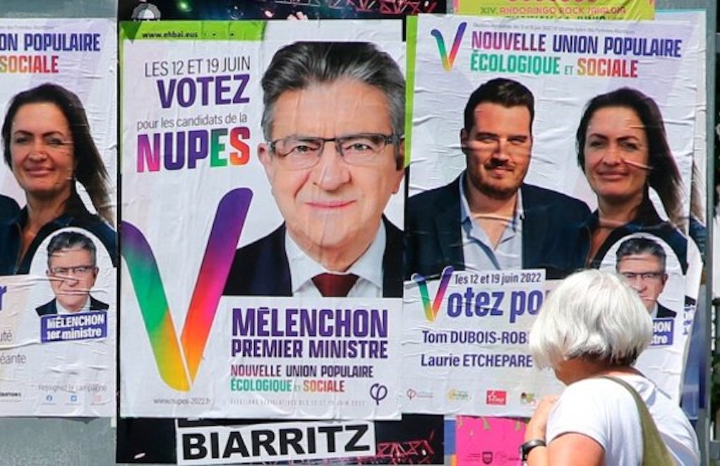 Birinci turu Sol önde bitirdi, Macron mutlak çoğunluğu kaybetti