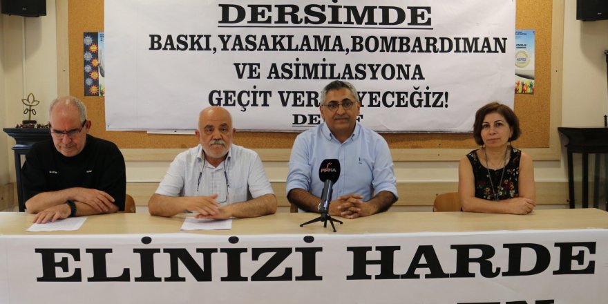 DEDEF’ten Dersim’de askeri operasyona ve Diyanet’in cemevi ziyaretine tepki