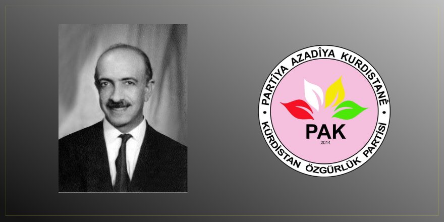 PAK: Kürt Yurtseveri Faik Bucak’ı Saygıyla Anıyoruz