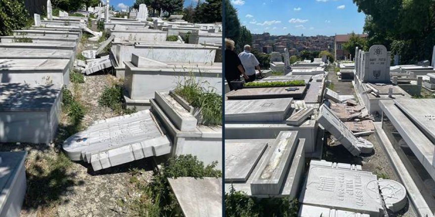 İstanbul’da Yahudi mezarlığına saldırı: 36 mezar tahrip edildi