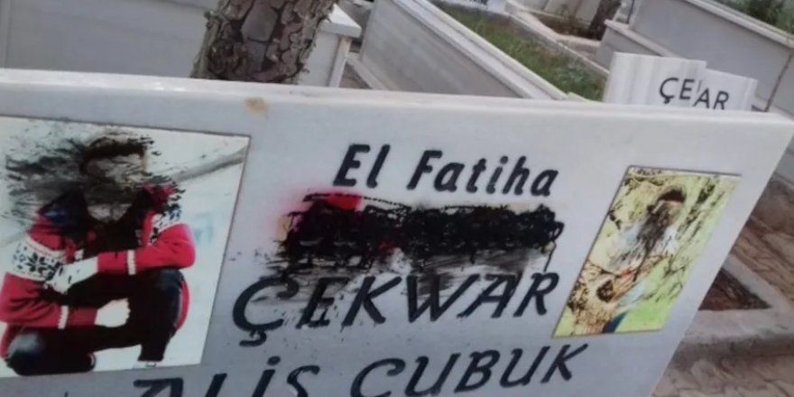 Diyarbakır’da, Aliş Çekwar Çubuk'un mezarına zarar verildi