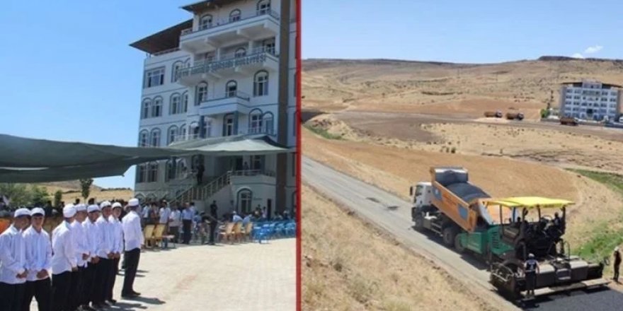 Diyarbakır kayyımı Hizbullah'ın açtığı medrese yoluna 'özel asfalt' döktü